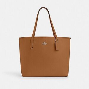 Coach Brown Leather Tote Bag
